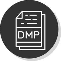 Dmp File Format Vector Icon Design