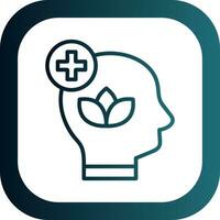 diseño de icono de vector de salud mental