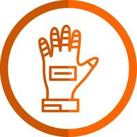 Racing glove Vector Icon Design