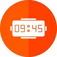 Digital clock Vector Icon Design