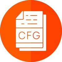Cfg File Format Vector Icon Design