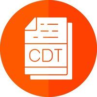 CDT vector icono diseño