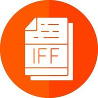 IFF File Format Vector Icon Design