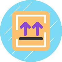 This Side Up Vector Icon Design