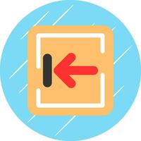 Left Arrows Vector Icon Design