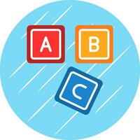 ABC Block  Vector Icon Design