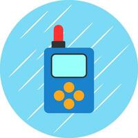 walkie película sonora vector icono diseño