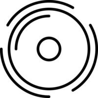 frisbee vector icono diseño