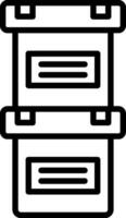 Boxes Vector Icon Design