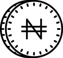 naira vector icono diseño