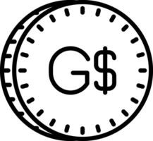 Guyanese dollar Vector Icon Design