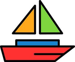 Sailing Vector Icon Design