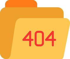 404 Error Vector Icon Design