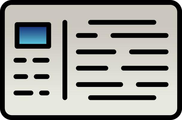 Postcard Vector Icon Design