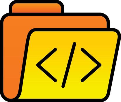 codificación vector icono diseño