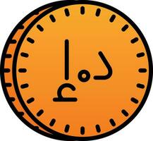 UAE Dirham Vector Icon Design