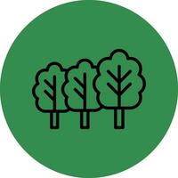 Forest Vector Icon Design