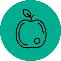 diseño de icono de vector de manzana