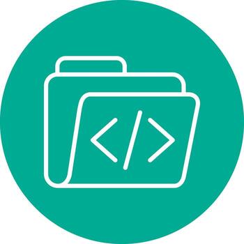 codificación vector icono diseño