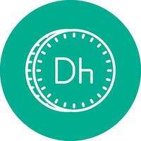 Moroccan dirham Vector Icon Design