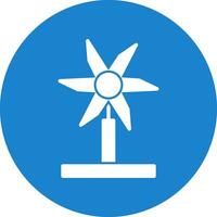 Wind Turbine Vector Icon Design