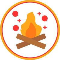 Bonfire Vector Icon Design