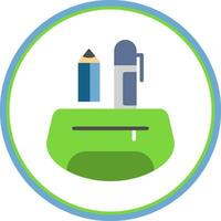 Pencil Case Vector Icon Design