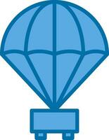 Parachute Vector Icon Design