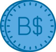 Bahamian dollar Vector Icon Design