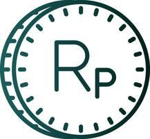 Indonesian Rupiah Vector Icon Design