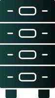 Drawer Vector Icon Design