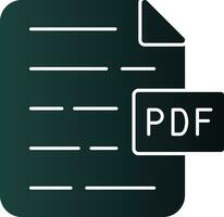 PDF Document Vector Icon Design