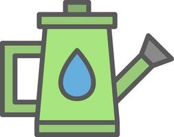 Watering Can Vector Icon Design