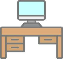 Work Space Vector Icon Design