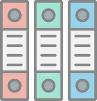 Binders Vector Icon Design