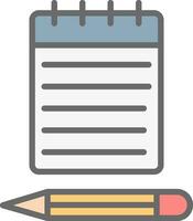 Notepad Vector Icon Design