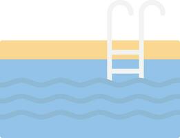 Swimming Pool Vector Icon Design