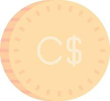 canadiense dólar vector icono diseño