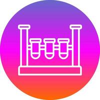 Test Tubes Vector Icon Design