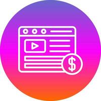 Monetization Vector Icon Design