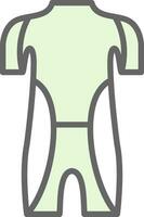 Wet Suit Vector Icon Design