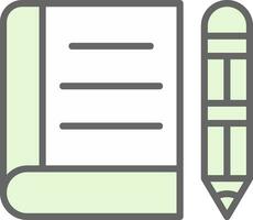 Notebook Vector Icon Design