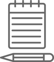 Notepad Vector Icon Design