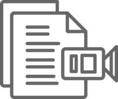 Video File Vector Icon Design
