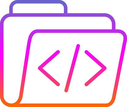 codificación vector icono diseño