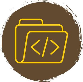 codificación vector icono diseño