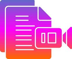 Video File Vector Icon Design