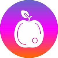 diseño de icono de vector de manzana