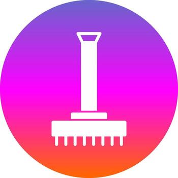 diseño de icono de vector de rastrillo