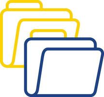 Folders Vector Icon Design